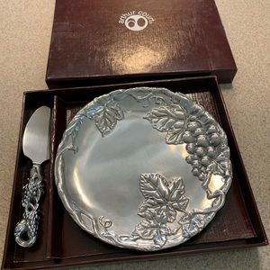 Arthur Court Cheese platter and server